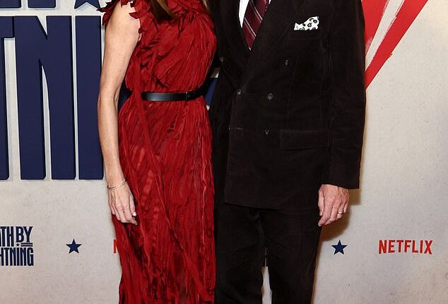 Keeley Hawes and her Succession star husband Matthew Macfadyen enjoyed a rare red carpet date night at the premiere of Netflix's Death By Lightning on Monday