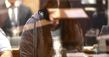 Hakyung Lee (pictured in the High Court in Auckland in September 2025) has been sentenced to life imprisonment