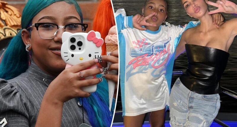 Kim Kardashian and North West dismiss criticism over 12-year-old's finger piercings