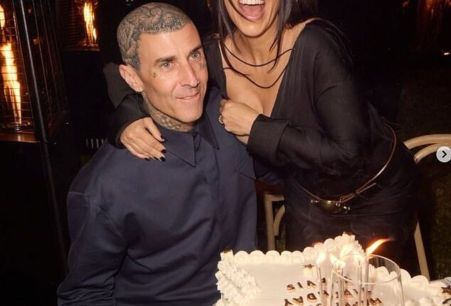 Kourtney Kardashian fans went into overdrive during the weekend as they believe the star, 46, has dropped a hint she is expecting a fifth child. The clue the fans think they spotted was in a photo from a recent post where she was wishing husband Travis Barker a happy 50th birthday