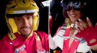Lewis Hamilton hits 200 mph during 'hot lap' with nervous Beyoncé at F1 Grand Prix