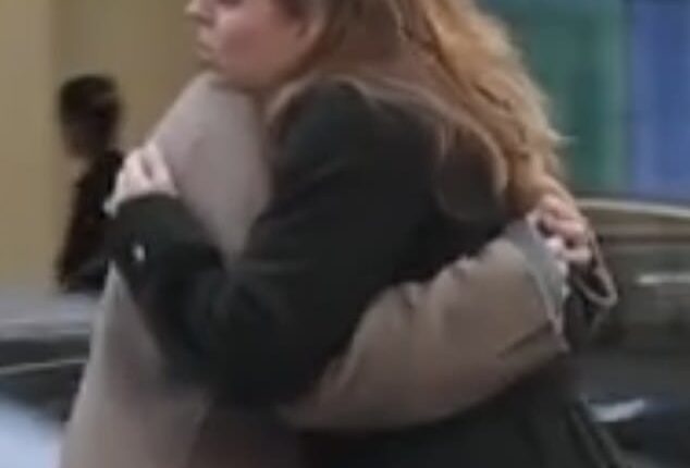 On November 7, the sisters, 37 and 35 respectively, appeared oblivious to onlookers as they wrapped each other up in a warm hug before exchanging what appeared to be words of consolation in the middle of a bustling Mayfair street in London