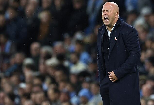 Arne Slot said a 'clear and obvious error' denied his side levelling against Manchester City