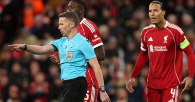 Liverpool vs PSV - Champions League LIVE: Latest score and updates as Dominik Szoboszlai equalises after Ivan Perisic put Dutch side ahead after Virgil van Dijk handball