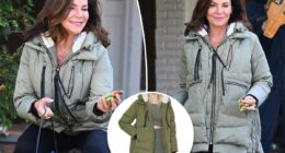Luann de Lesseps wore Oprah's 'favorite' viral Orolay coat