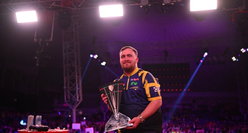 Luke Littler beats Nathan Aspinall to win Players Championship Finals title
