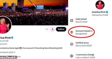 MAGA diehard X accounts are run from far-flung foreign countries as new location feature exposes sinister deception plot