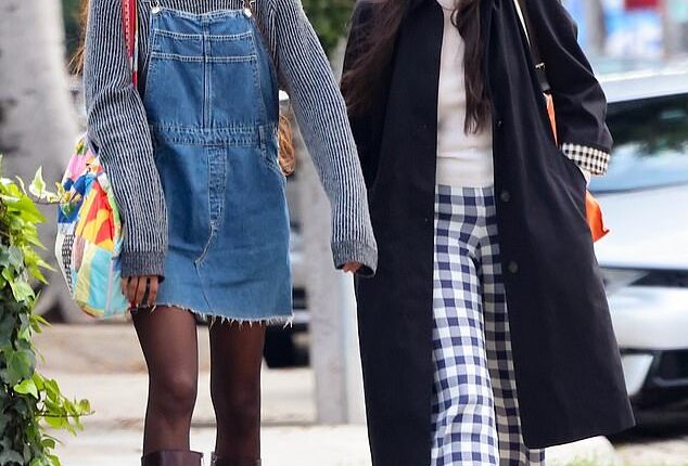 Malia Obama oozed autumnal chic as she stepped out with a friend over the weekend