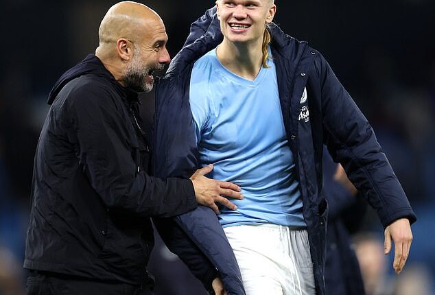 Man City 3-1 Bournemouth: Erling Haaland continues scintillating form with a brace - as Pep Guardiola's side rise to second in the Premier League