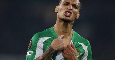 Antony joined Real Betis in the summer - after a positive loan spell there the previous season