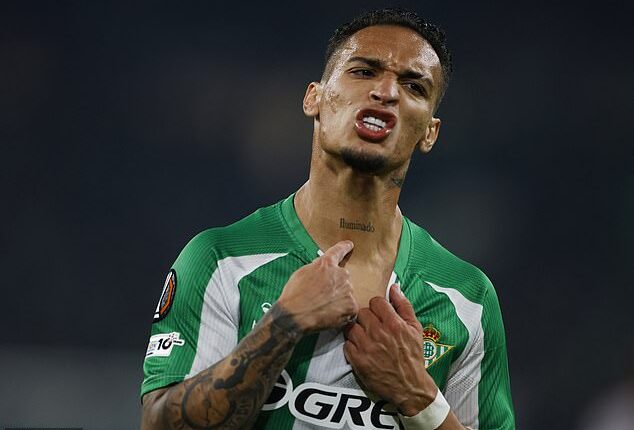 Antony joined Real Betis in the summer - after a positive loan spell there the previous season