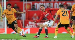 Man United would reportedly have to pay around 50million euros (£44million) for Joao Gomes