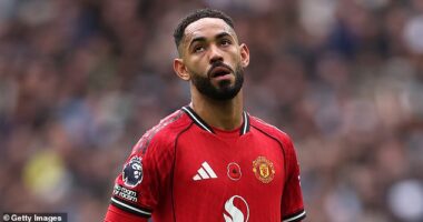 Matheus Cunha will miss Manchester United's trip to Crystal Palace this weekend