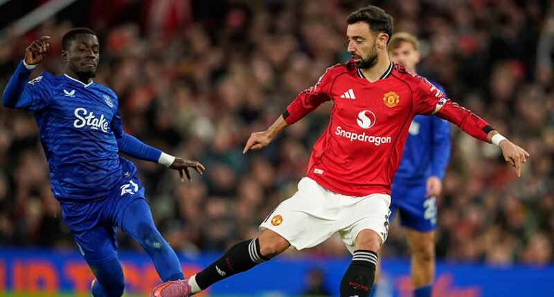 Manchester United vs Everton - Premier League LIVE: Latest score and updates as Idrissa Gueye is sent off for SLAPPING his own teammate in chaotic start to Old Trafford clash