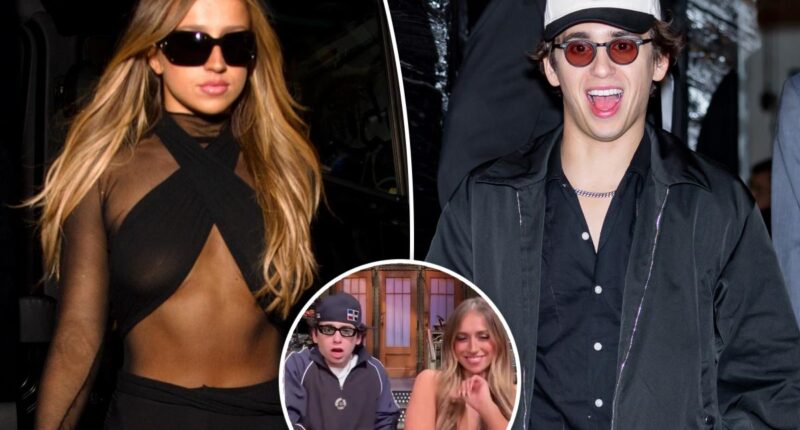 Marcello Hernandez reunites with Bad Bunny dance partner Tate McRae at 'SNL' afterparty