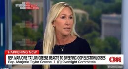 Marjorie Taylor Greene stunned CNN with praise for the retiring Nancy Pelosi , years after she'd referred to the former Speaker of the House as a 'traitor to our country'
