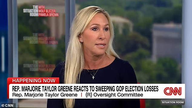 Marjorie Taylor Greene stunned CNN with praise for the retiring Nancy Pelosi , years after she'd referred to the former Speaker of the House as a 'traitor to our country'