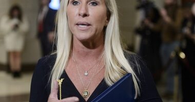 Republican lawmaker Marjorie Taylor Greene is unhappy with the president's foreign policy focus and wants him to prioritize domestic issues