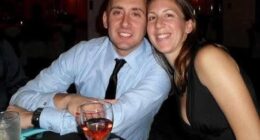 Brian DiBiasi (left), 40, and his fellow cop wife, Elizabeth DiBiasi (right), 43, were arrested in January after allegedly sharing nude images of themselves with their kids in the background