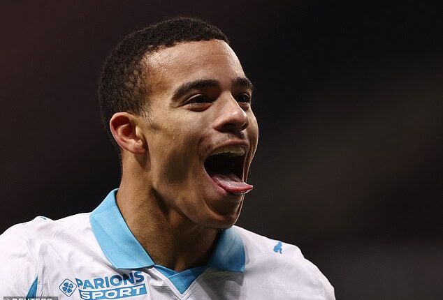 Mason Greenwood was reportedly targeted by missiles after taunting Nice fans on Friday night