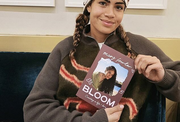 Mary Fowler (pictured with a copy of her new memoir Bloom) has been able to overcome a raft of mental health challenges