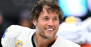 Matthew Stafford Recruiting Former Rams Star Aaron Donald