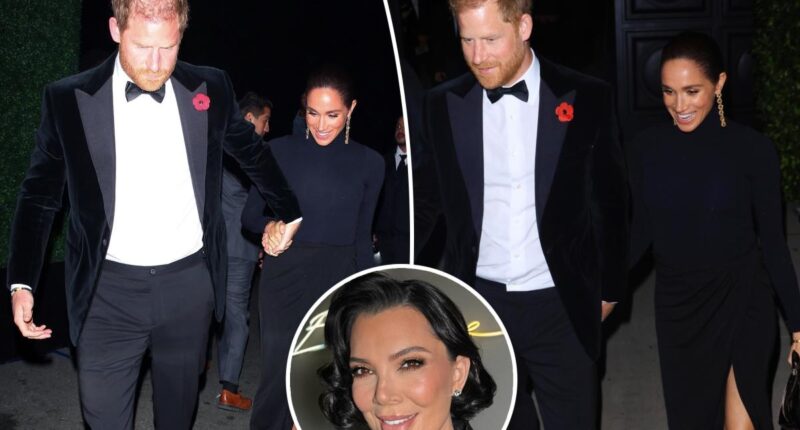 Meghan Markle and Prince Harry have date night out at Kris Jenner's 70th birthday bash
