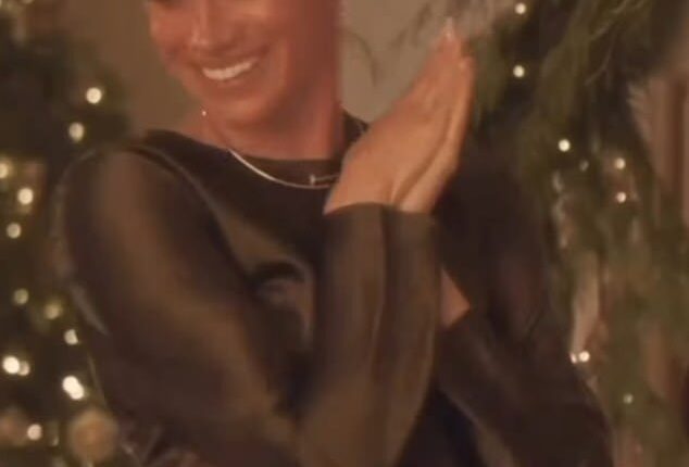 Meghan Markle has been accused of releasing a 'beige' and 'depressing' promotion for her lifestyle brand, despite previously complaining that she had to 'tone down' her bright style to fit in with the Royal Family