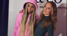 Mel C shared a sweet moment with Mel B 's daughter Phoenix at the SuperDry & Co event in London on Tuesday evening