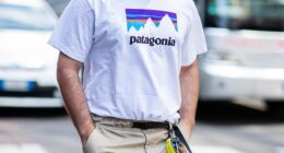 From Patagonia to Louis Vuitton, logos should not be plastered across your front like you’re some sartorial superman from Planet No Style, writes Flora Gill