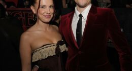 Millie Bobby Brown looked as loved-up as ever with her husband Jake Bongiovi as they attended the premiere of the final series of Stranger Things on Thursday