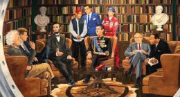 Millionaire conservative podcaster Patrick Bet-David was recently mocked over a painting he has hanging in his Florida mansion that depicts him next to prominent figures, including Martin Luther King Jr., Abraham Lincoln and Albert Einstein