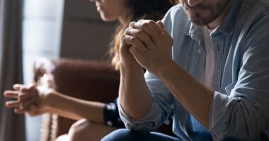 A young husband has confessed that his entire marriage has been thrown into turmoil after his wife uncovered a secret he thought would never see the light of day