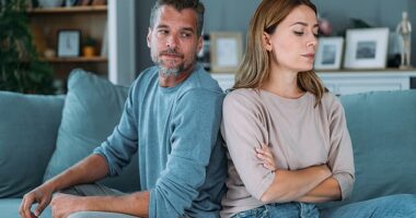 Aged 47, I sat Sophie down and suggested that we’d be happier apart, writes Richard Warner (picture posed by models)