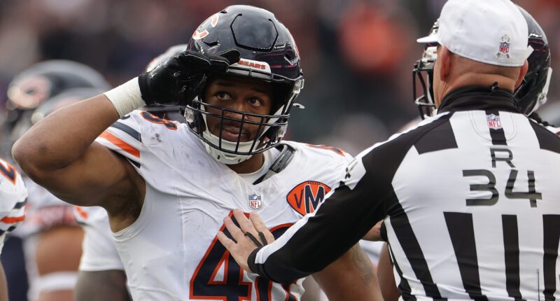 NFL Hits Bears D'Marco Jackson With Fine After Win Over Bengals