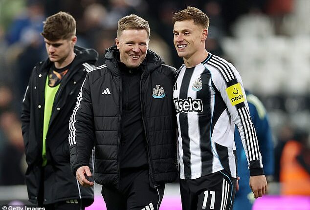 At the 19th attempt in the Premier League, this was Howe's first victory over Manchester City