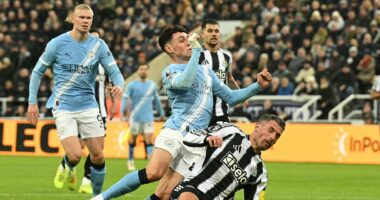 Newcastle vs Manchester City - Premier League LIVE: Latest score, team news and updates as Phil Foden is denied penalty as VAR deems incident not worthy of a second look by referee