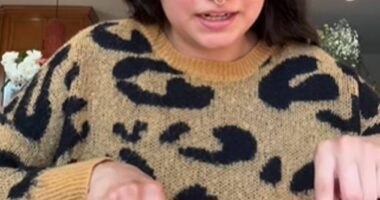 A lifelong vegetarian (pictured) has shared the moment she tried steak for the first time - and revealed her very surprising verdict