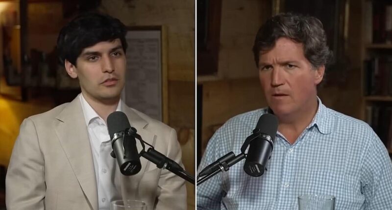 The son of former US Ambassador Nikki Haley has raged against legal immigration and foreign aid to Israel in a stunning interview with Tucker Carlson. Nalin Haley, 24, called restricting foreign students from attending American universities and banning naturalized US citizens from holding public office. 'Naturalized citizens should not be able to hold public office. Growing up here is a big part of understanding the country,' Nalin, whose grandparents were Indian immigrants, told Carlson in an interview that aired Wednesday night.