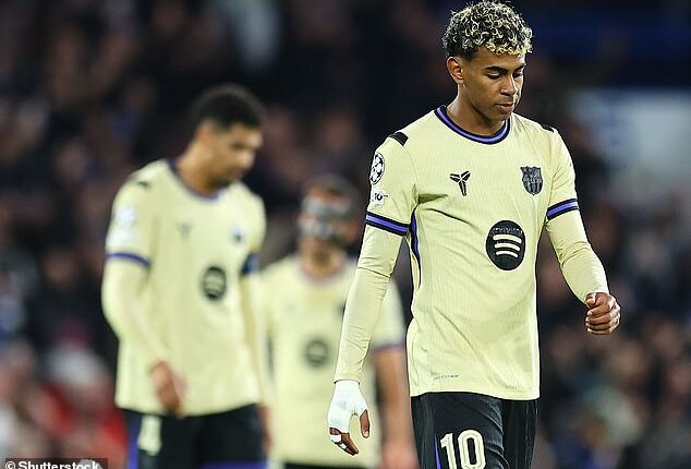 Lamine Yamal and Co of Barcelona endured a night to forget as they lost 3-0 to Chelsea