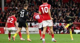 Amad Diallo (right) rescued a point for Manchester United away to Nottingham Forest