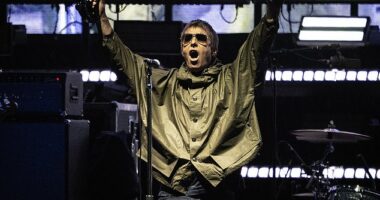 The Oasis reunion was already paying off big for Liam Gallagher, long before the band even stepped onstage (seen performing in September)