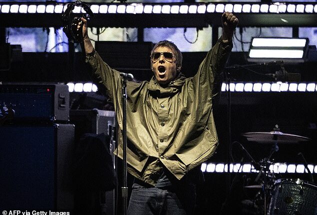 The Oasis reunion was already paying off big for Liam Gallagher, long before the band even stepped onstage (seen performing in September)