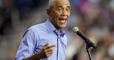 Obama Stumps for Spanberger at Event