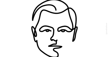 “One-Line Celebrities”: Our Simple But Challenging Single Line Portraits (28 Pics)