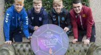 David Watson, far left is nominated for young player of the year in 2024 alongside, from left, Lyall Cameron, Ross McCausland and Lennon Miller