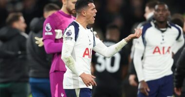 Tottenham star Pedro Porro says that fans sparked his row with Lucas Bergvall on Saturday