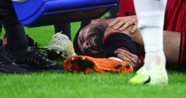 Armando Broja was reduced to tears following an injury during Albania's defeat to England
