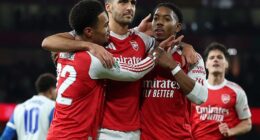 Arsenal's seat at the top of the Premier League table is deserved, according to Opta