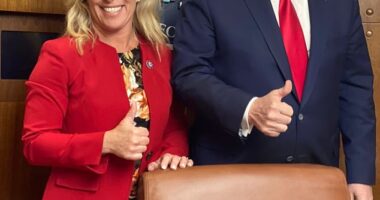 Donald Trump called Marjorie Taylor Greene's resignation 'great news for the country' in his first reaction to his former ally's statement calling it quits